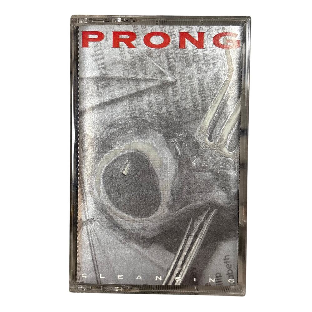 PRONG - CLEANSING, 1993 CASSETTE TAPE VINTAGE HEAVY METAL ROCK (TESTED)
